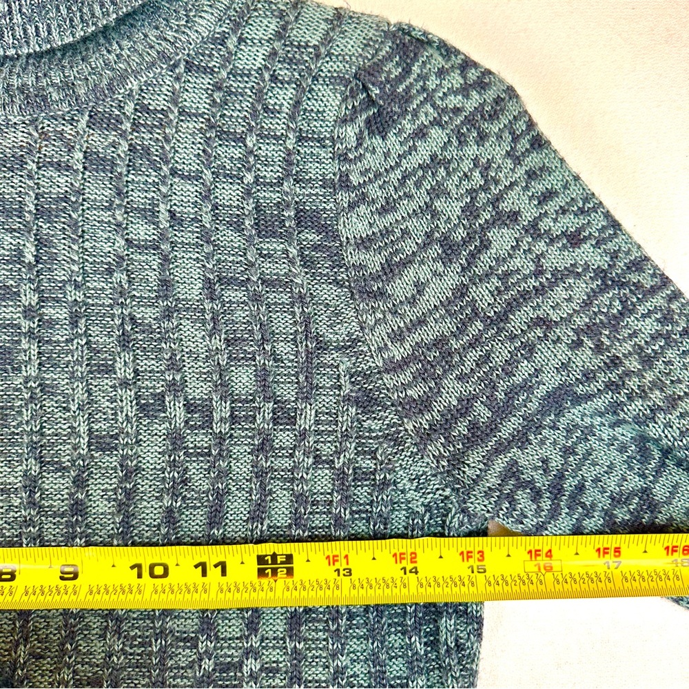 Rubbish Nordstrom Ribbed Turtleneck Sweater Sz S - Picture 7 of 8